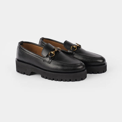 CHUNKY LOAFERS M1 - BLACK (WITH FREE SHOE HORN)