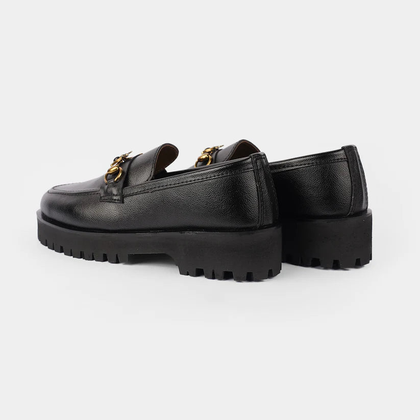 CHUNKY LOAFERS M1 - BLACK (WITH FREE SHOE HORN)