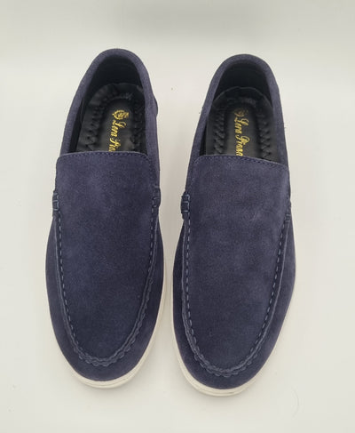 Loro Piana Men Loafer - Blue     (WITH FREE SHOE HORN)