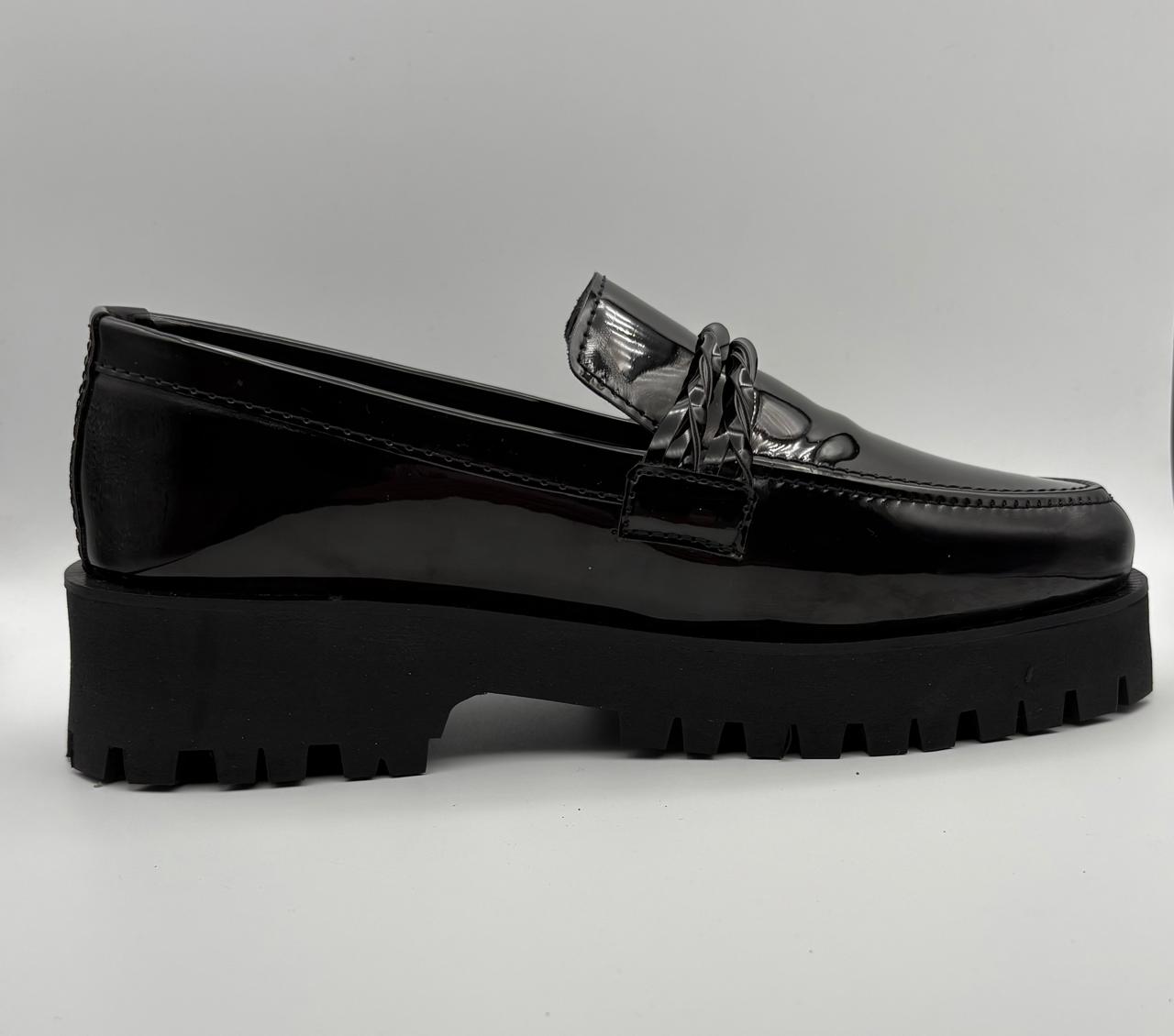 CHUNKY LOAFERS MP5 - BLACK (WITH FREE SHOE HORN)