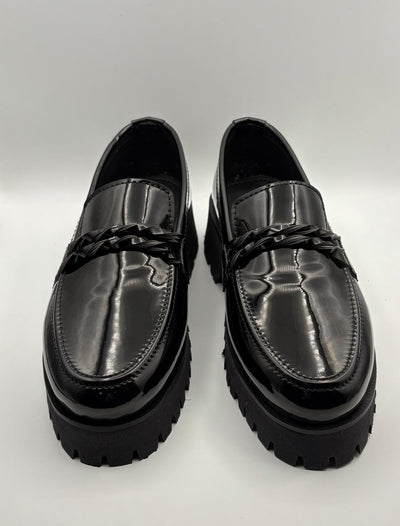 CHUNKY LOAFERS MP5 - BLACK (WITH FREE SHOE HORN)